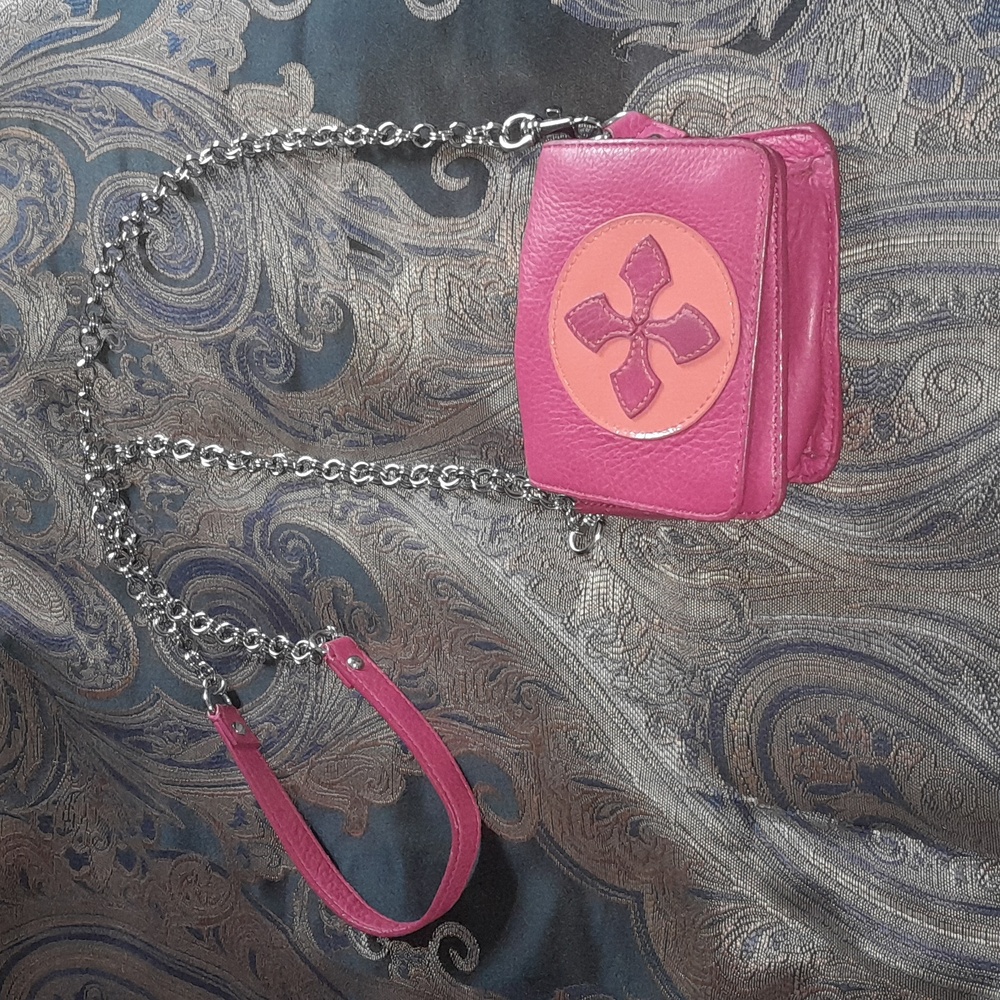 🌺KATE LANDRY Pink and Orange Crossbody Bag
